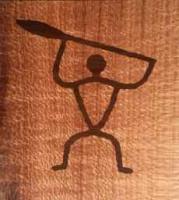 Petroglyph Paddler by David 