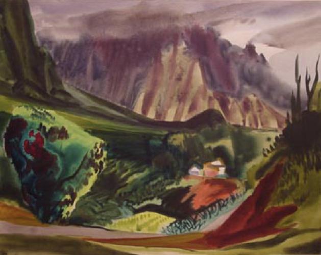 Windward Mountains Near Kaneohe by Robert Benjamin Norris (1910-2006)