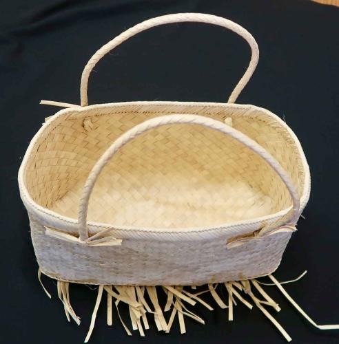Woven Purse, Two Handle by Unknown