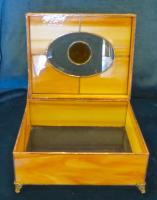 Medium Gold Glass Box by David McCoy