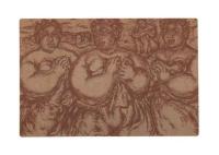 Laminated placemat, Hawaiian Three Graces by Madge Tennent (1889-1972)
