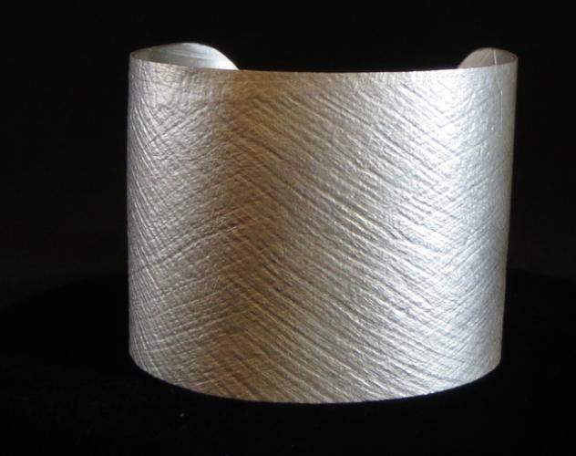 Argentium Silver Cuff Bracelet by Lana McMahon