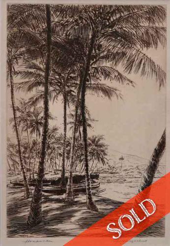 Honaunau by Huc-Mazelet Luquiens (1881-1961)