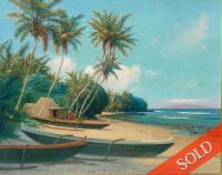 Olowalu Beach, Maui by D. Howard Hitchcock (1861-1943)