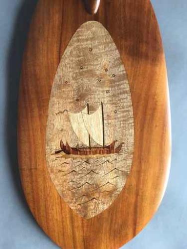 Hokulea Marquetry Paddle by David & Doni Reisland