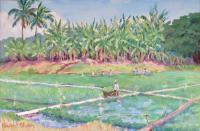 Watercress Farm by Pauahi Wodehouse Clark (1917-2006)