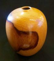 Black Heart Mango, hollow vessel by Kelly Dunn