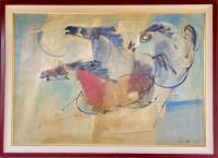 Three Tang Horses by John Young (1909-1997)