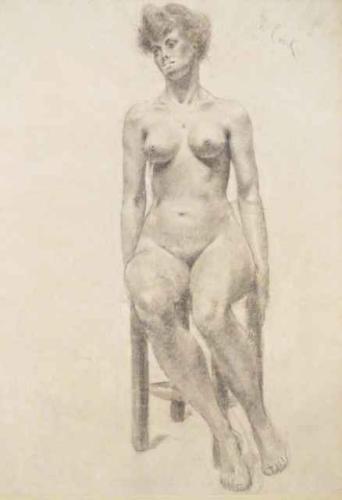 TAC_15_Nude Figure Study by Madge Tennent (1889-1972)
