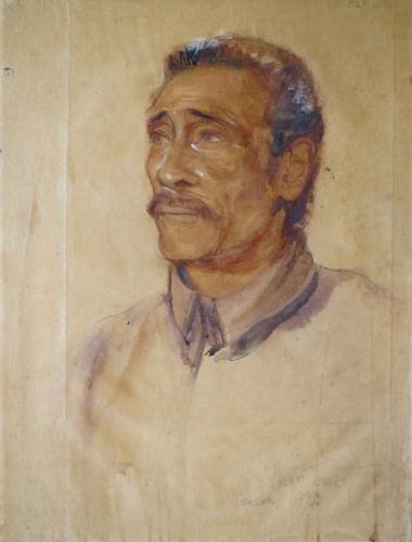 TAC_29_Samoan Chief by Madge Tennent (1889-1972)