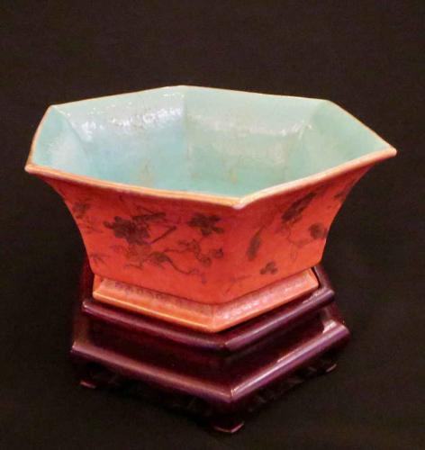 Chinese Hexagonal Bowl by Unknown Unknown