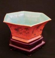 Chinese Hexagonal Bowl by Unknown Unknown