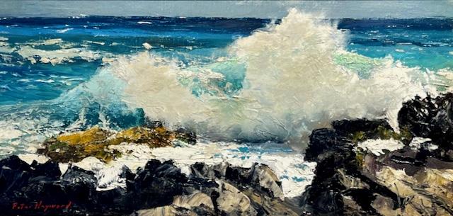 Wave off Punalu'u by Genevieve Springston Lynch (1891-1960)