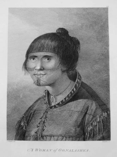A Woman of Oonalashka by John Webber (1752-1793)