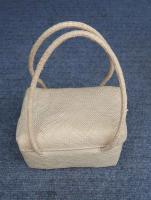 Woven Purse with two-handles by Unknown Unknown