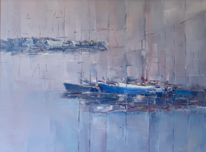 Harbor Blues by Beverly Fettig