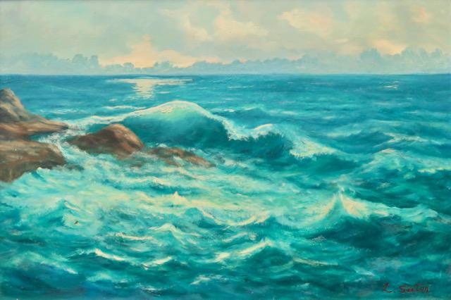 Hawaiian Seascape by Lloyd Sexton (1912–1990)
