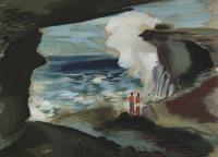 Sea Cave II by Robert Benjamin Norris (1910-2006)