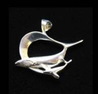 Humpback Whale & Calf Necklace by Thomas Eimer