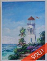 Hawaiian Lighthouse by Theresia Brinson (b.1926)