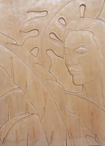Untitled (Wood Relief) by Marguerite Blasingame (1906–1947)