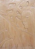 Untitled (Wood Relief) by Marguerite Blasingame (1906–1947)