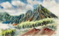 Windward Mountains, Oahu by Hon Chew Hee (1906-1993)