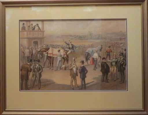 At the Race 1 by Currier & Ives