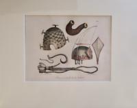Bonnets et utensiles des iles Sandwich by Louis Choris (1795-1828)