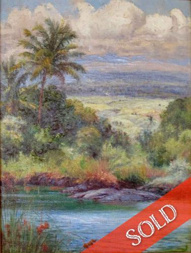 Mauna Kea in the Clouds by Helen Thomas Dranga (1866-1940)