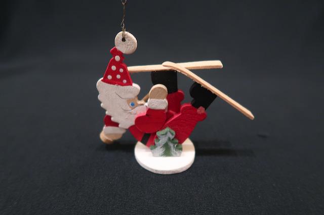 Emgee_Santa Takes a Spill on Skies by Martha Greenwell (1920-2014)