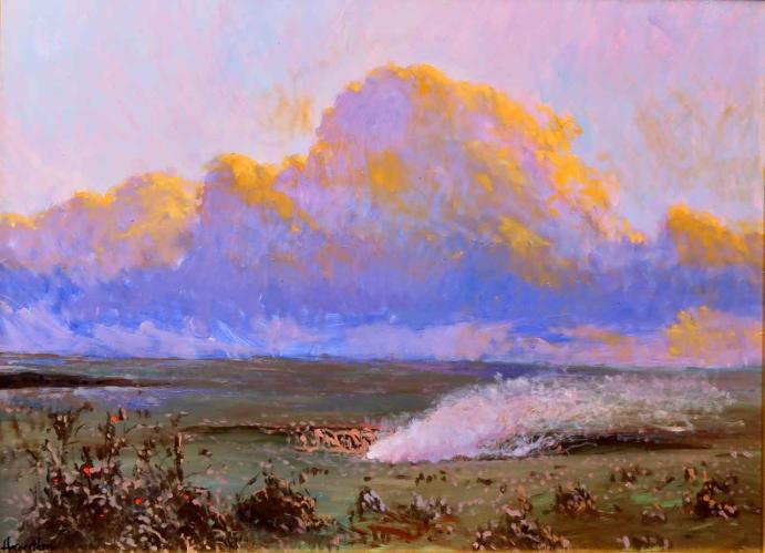 Ohia Sunset by Hamilton Kobayashi (1951-2023)