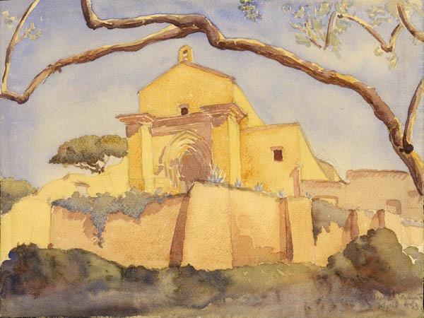 San Nicola, Agrigento by Robert Benjamin Norris (1910-2006)