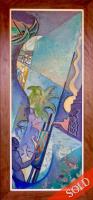 Polynesian Abstract by Robert Lee Eskridge (1891-1975)
