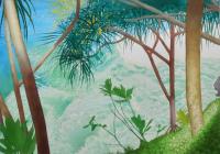 Lauhala Hamakua Coast by Robert Benjamin Norris (1910-2006)