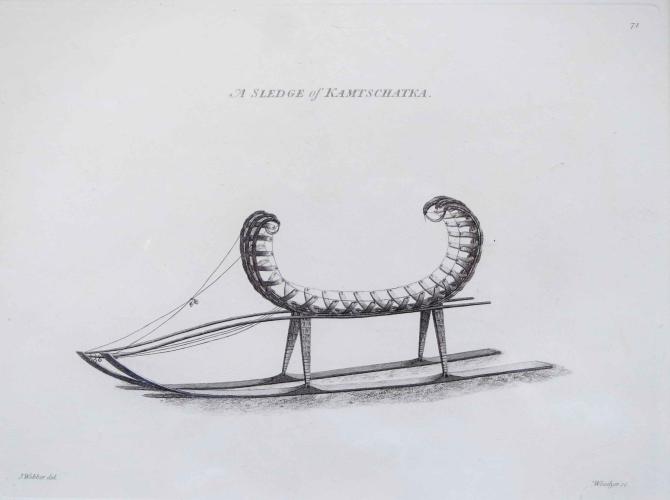 A Sledge of Kamtschatka by John Webber (1752-1793)