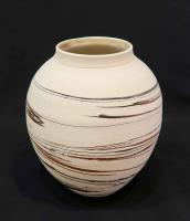Multicolor Clay Vase_02-19.5 by Birgitta Frazier