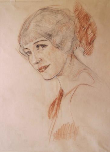 TAC_31_Portrait of Louise by Madge Tennent (1889-1972)