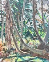 Palms, Punalu'u by Peter Hayward (1905-1993)