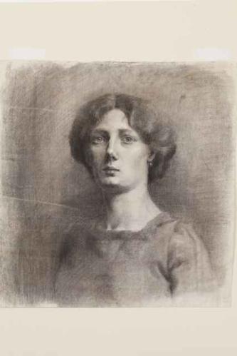 TAC_13_Woman Portrait, 1917 by Madge Tennent (1889-1972)