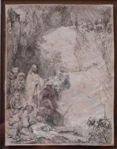 Raising of Lazarus by Rembrandt van Rijn