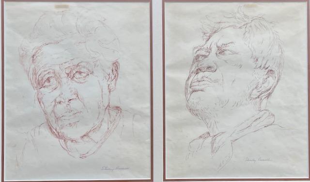 Portrait Sketches by Shirley Russell (1886-1985)