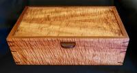 Curly Koa Jewelry Box with Sandalwood Tray by Marcus Castaing