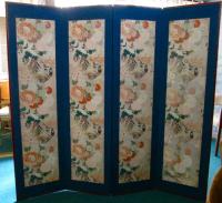 Screen #8, Japanese 4-panel textile screen by Unknown Unknown