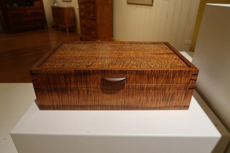 Curly Koa Jewelry Box, Large by Marcus Castaing