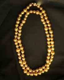 Golden South Sea Pearl Necklace by Mac Dunford
