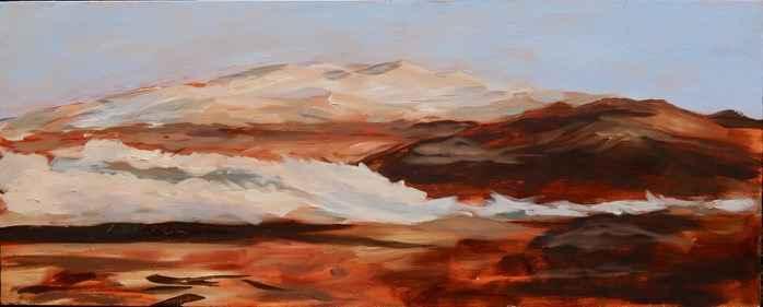 Study of Mauna Kea at Sunset by Heather Emmons '01