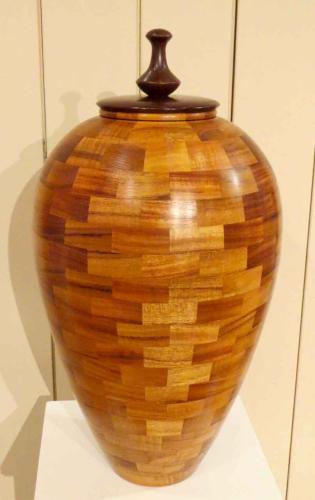 Lidded Vessel with Poi Pounder topper by Gregg Smith