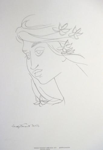 Hawaiian Lady with Flowers in Hair #13 by John Mydock
