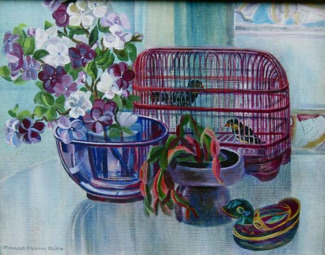 Chinese Bird Cage by Margaret Fleming Waldron (1910-1992)